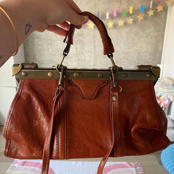 Vintage Leather Handbag - Picture 1 of 5